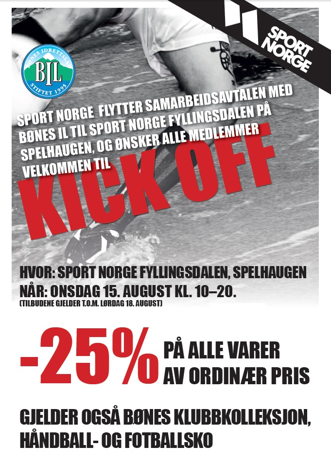 Kick off Sport Norge Fyllingsdalen