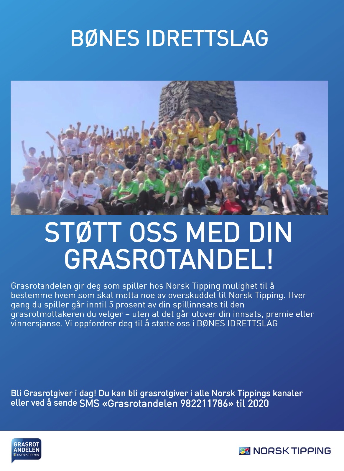  Støtt oss med din grasrotandel!