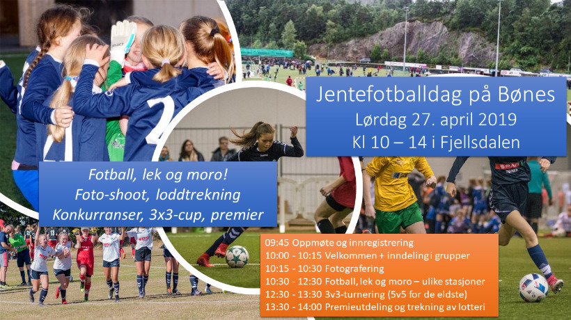 Jentefotballdag på Bønes