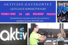 Kjøp av gavekort hos Aktiv365