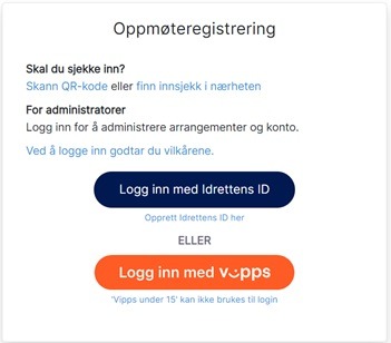 Oppmøteregistrering